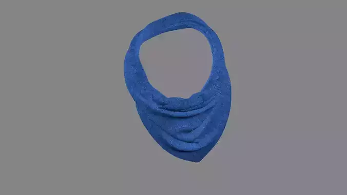 Dress collars scarves and necklaces decorated 3d models
