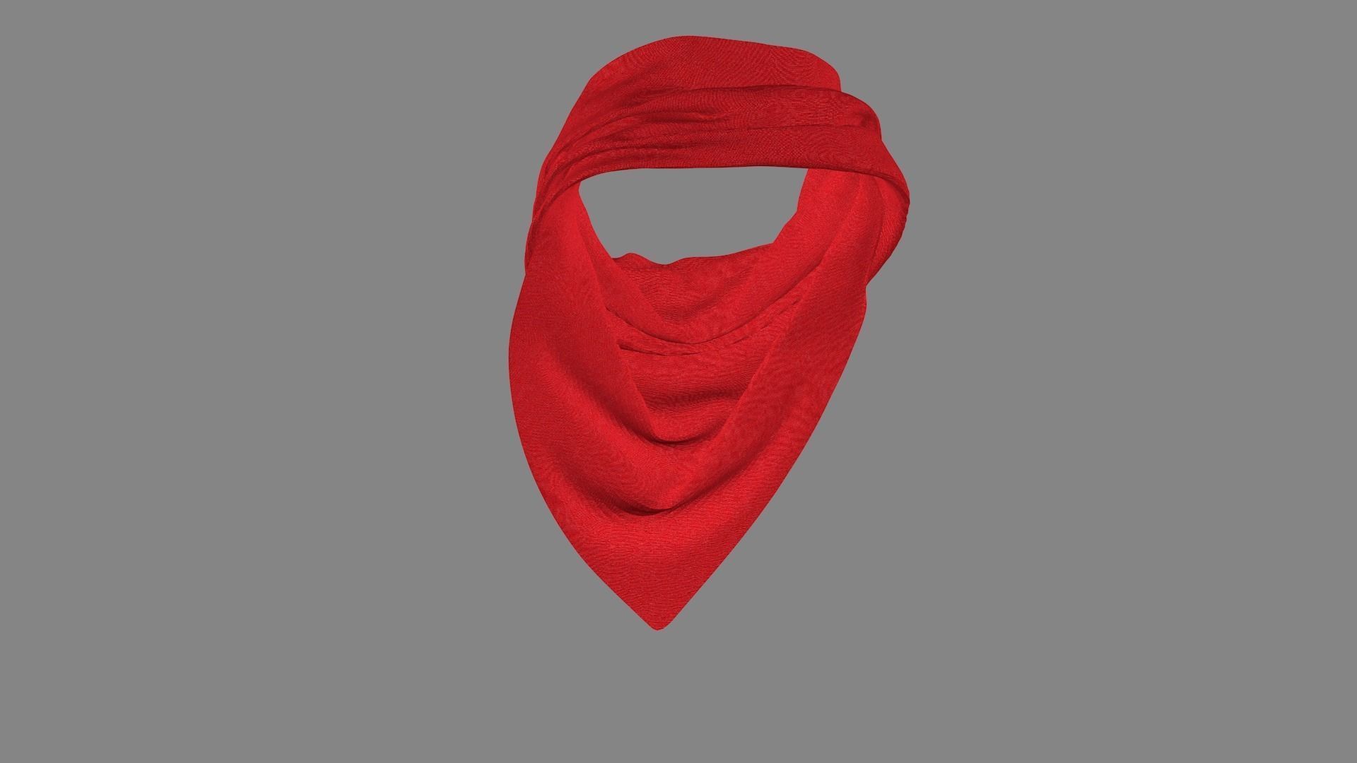 Dress collars scarves and necklaces decorated 3d models 3D model_3