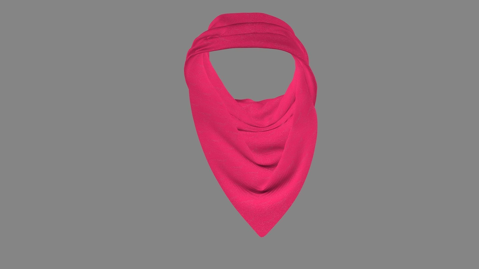 Dress collars scarves and necklaces decorated 3d models 3D model_4