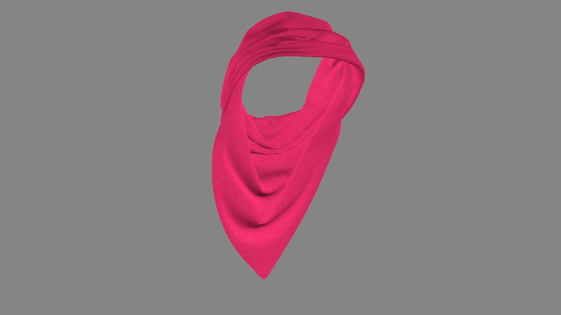 Dress collars scarves and necklaces decorated 3d models 3D model_3
