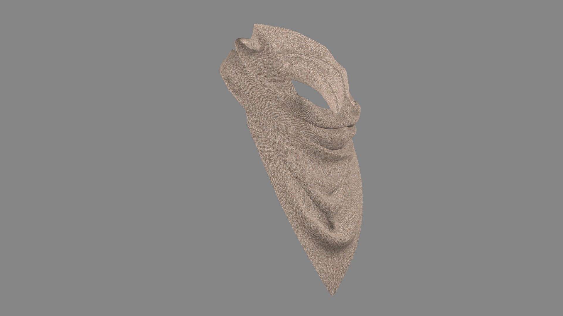 Dress collars scarves and necklaces decorated 3d models 3D model_6