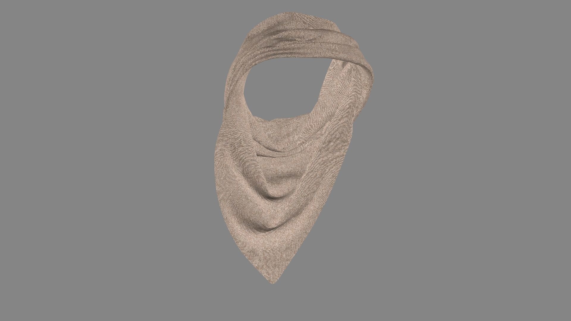 Dress collars scarves and necklaces decorated 3d models 3D model_4