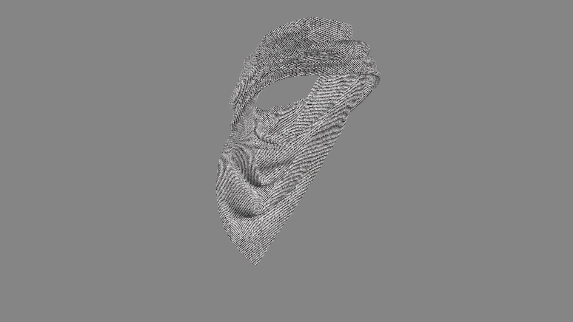 Dress collars scarves and necklaces decorated 3d models 3D model_4