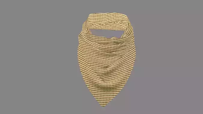 Dress collars scarves and necklaces decorated 3d models