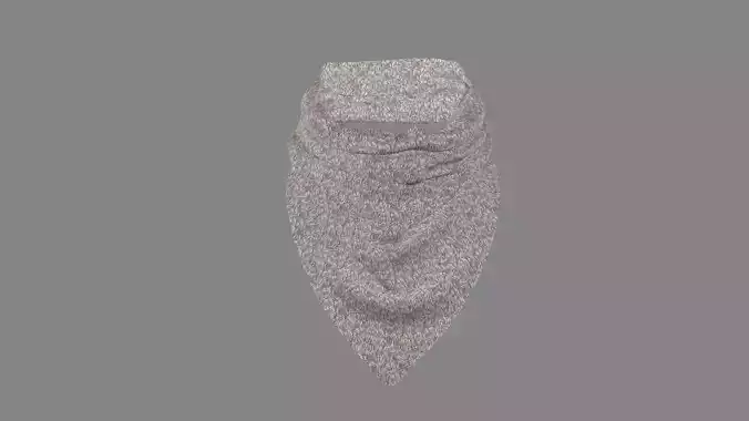 Dress collars scarves and necklaces decorated 3d models