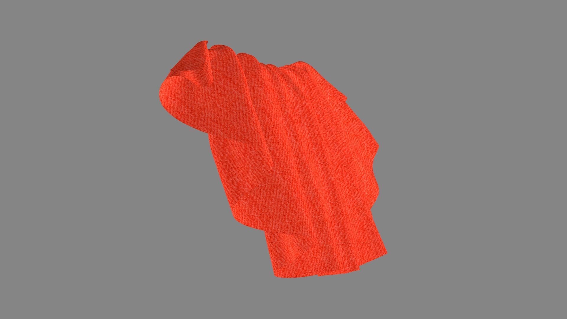 Dress collars scarves and necklaces decorated 3d models 3D model_6