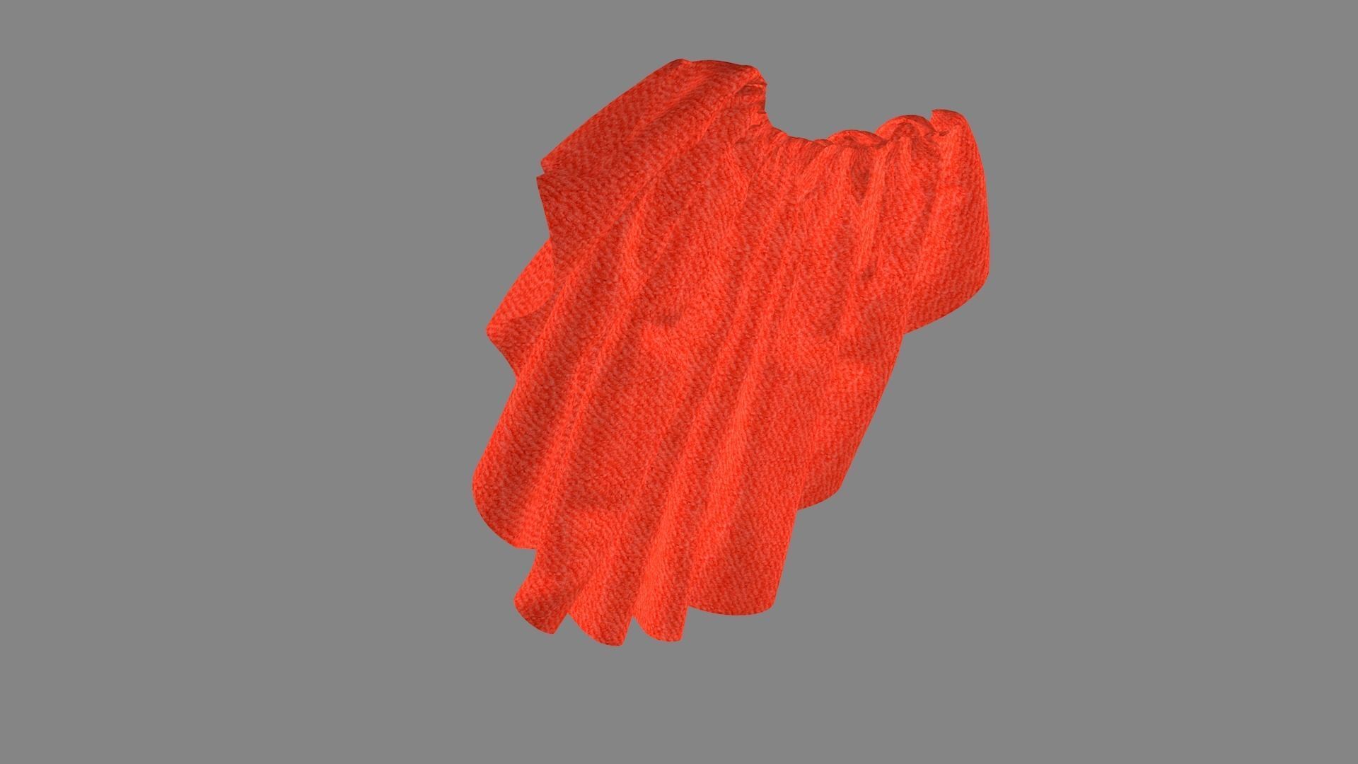 Dress collars scarves and necklaces decorated 3d models 3D model_3