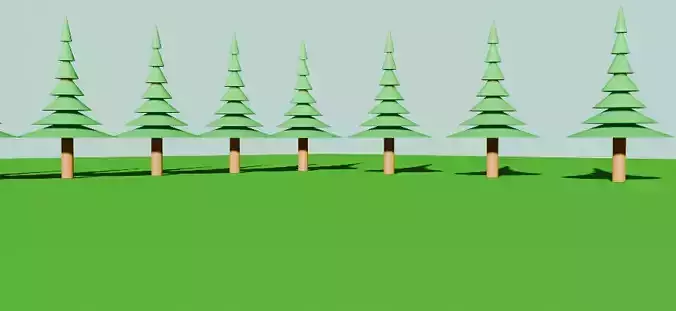 3D Trees Model 