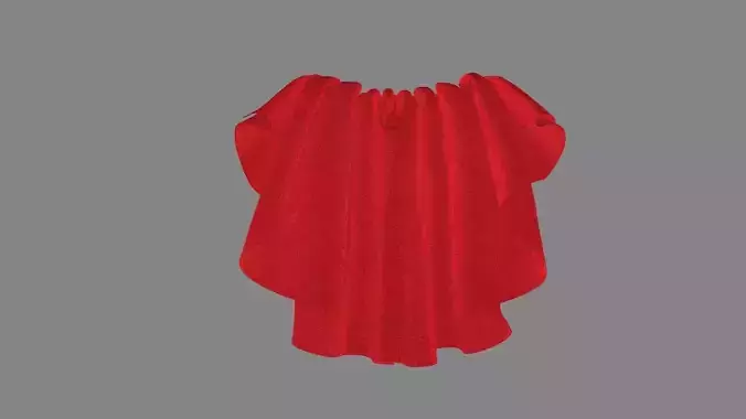 Dress collars scarves and necklaces decorated 3d models