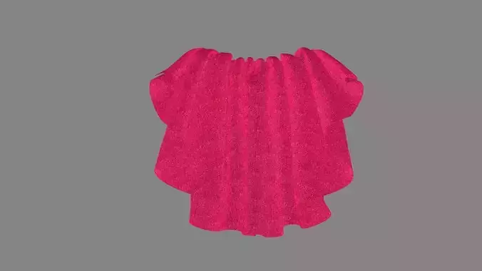 Dress collars scarves and necklaces decorated 3d models