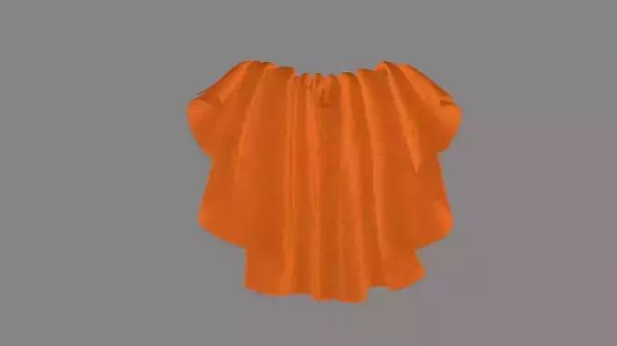 Dress collars scarves and necklaces decorated 3d models