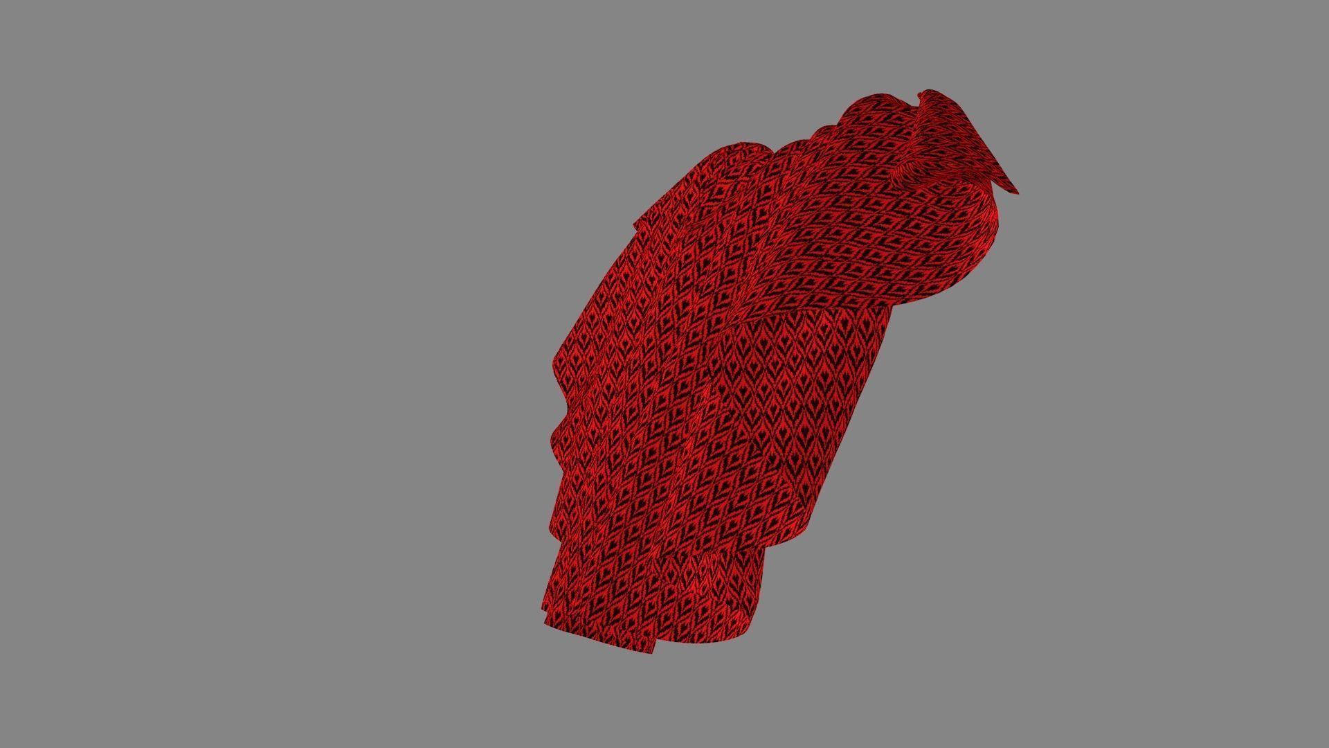 Dress collars scarves and necklaces decorated 3d models 3D model_2