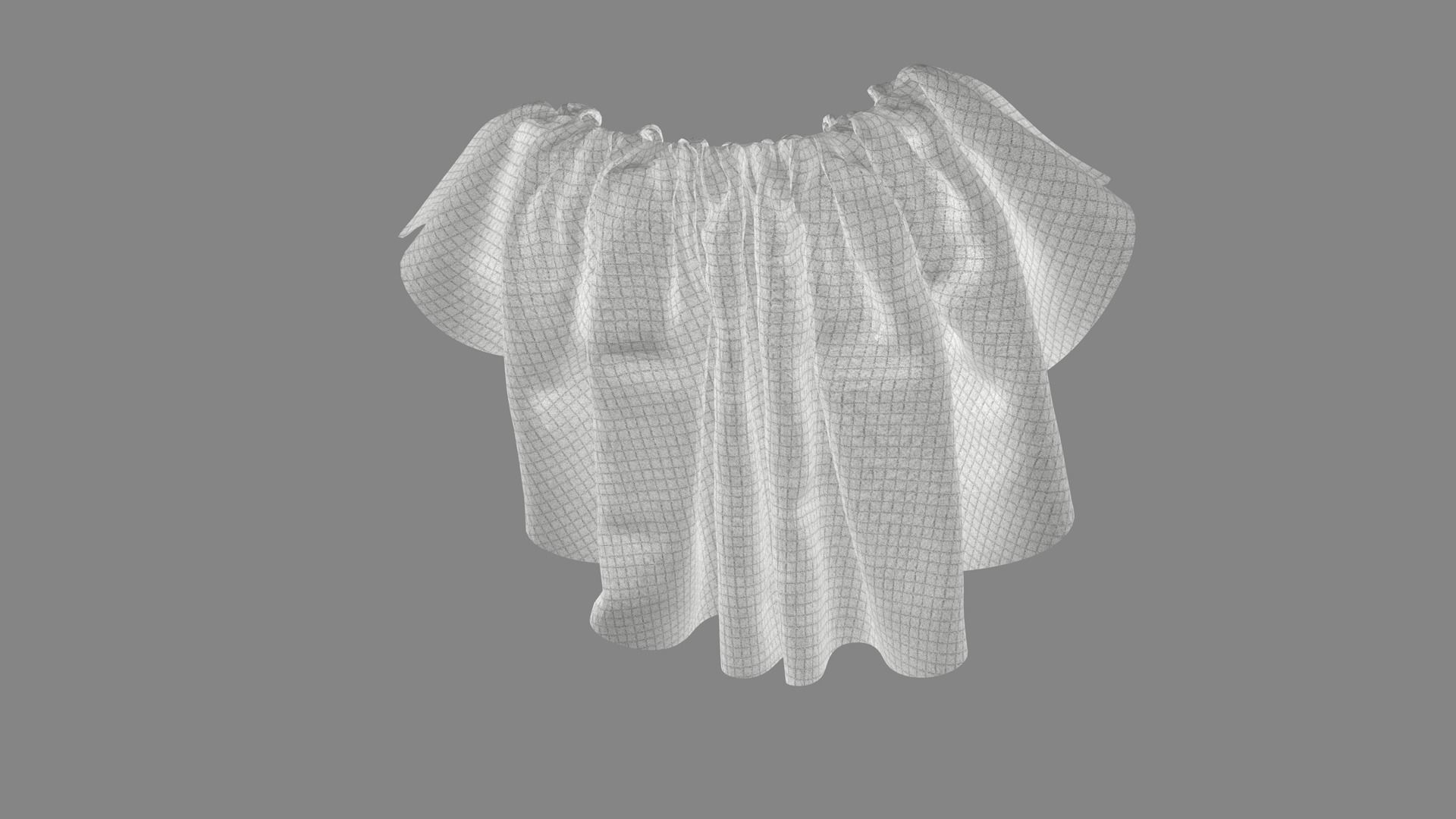 Dress collars scarves and necklaces decorated 3d models 3D model_4