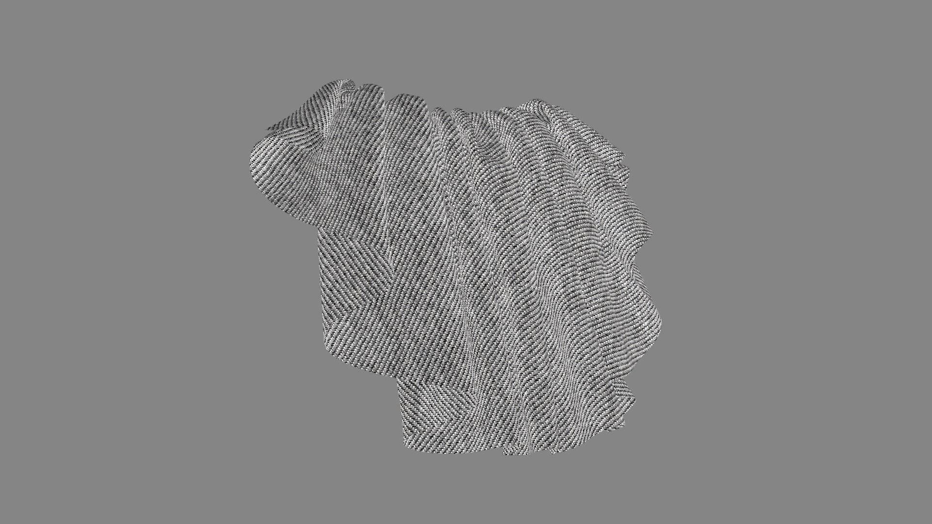 Dress collars scarves and necklaces decorated 3d models 3D model_6