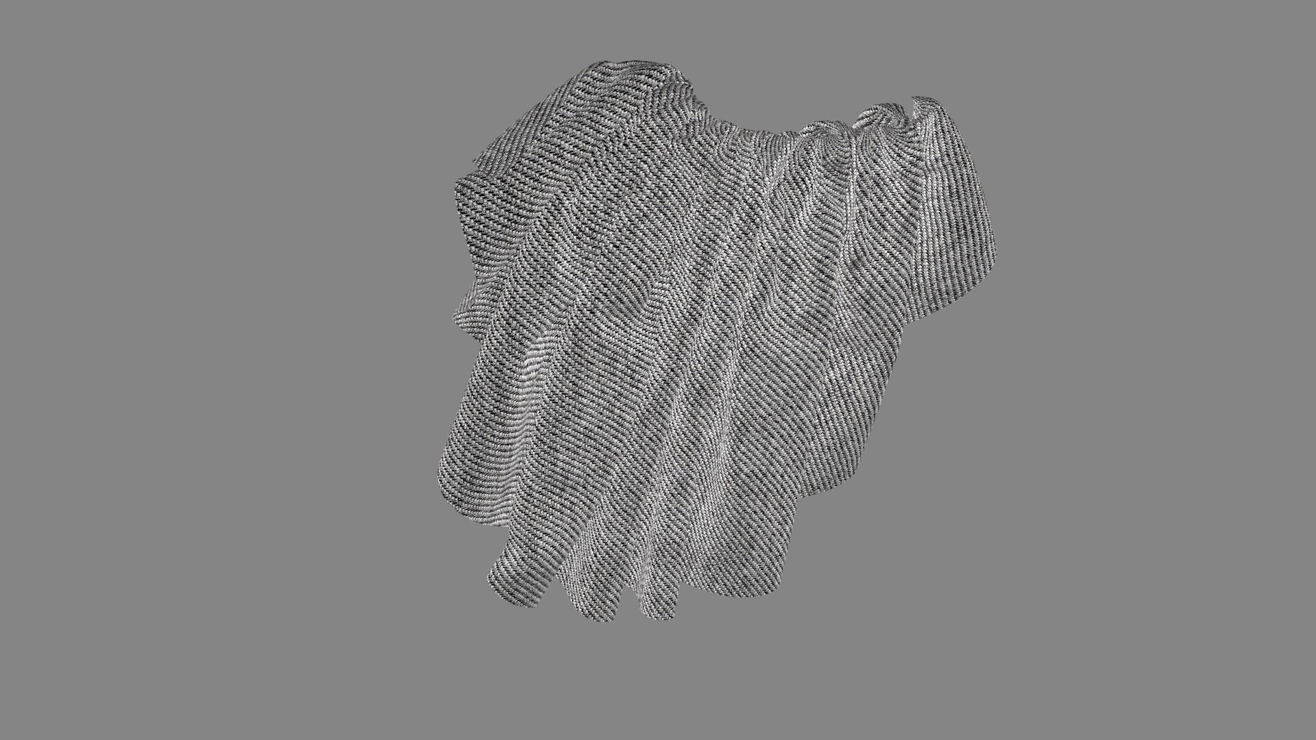 Dress collars scarves and necklaces decorated 3d models 3D model_3