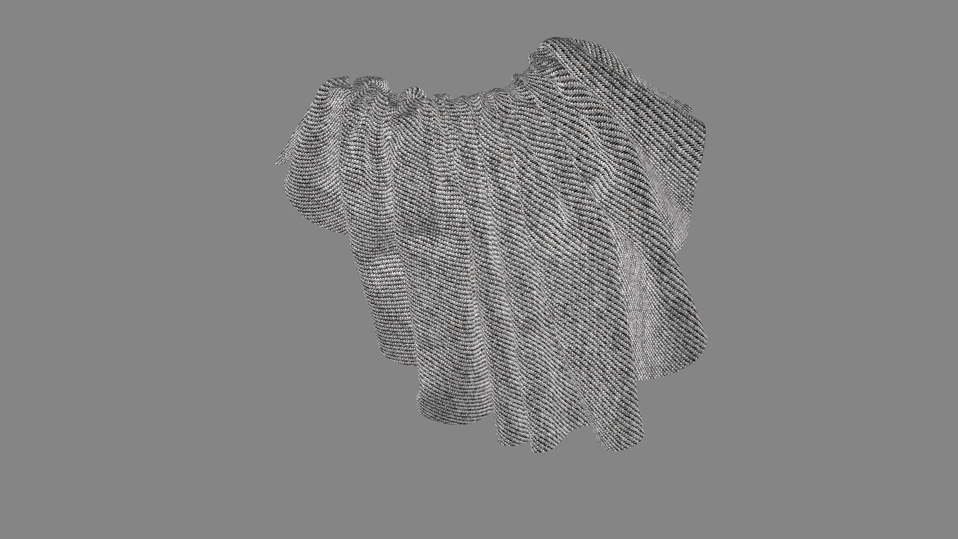 Dress collars scarves and necklaces decorated 3d models 3D model_4