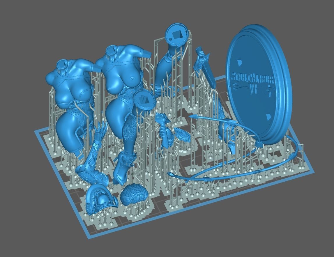 Soul Calibur Ivy - 1TO10 STL FILE 3D PRINT MODEL 3D print model_18