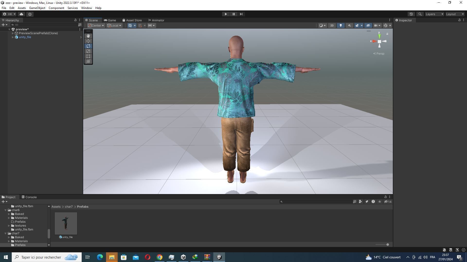 Marcus- Summer Getaway Male Avatar in Tropical Outfit Low-poly 3D model_49