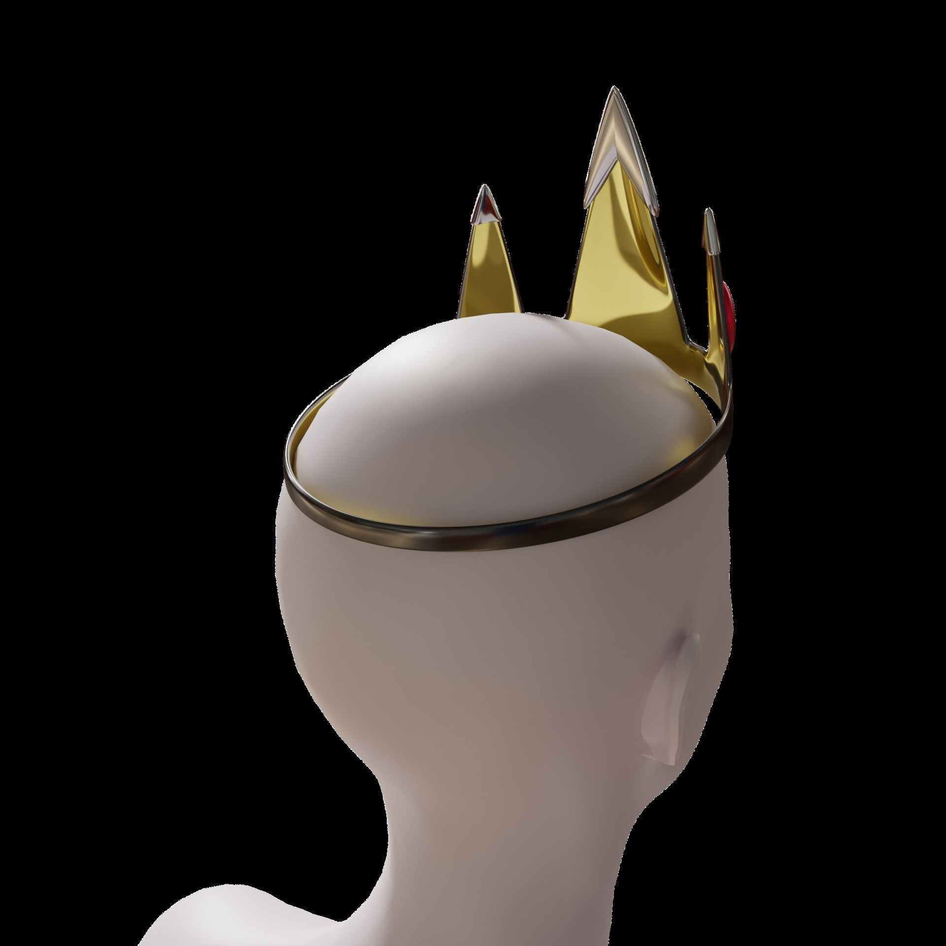 CHARLIE MORNINGSTAR CROWN COSPLAY HAZBIN HOTEL 3D print model_3
