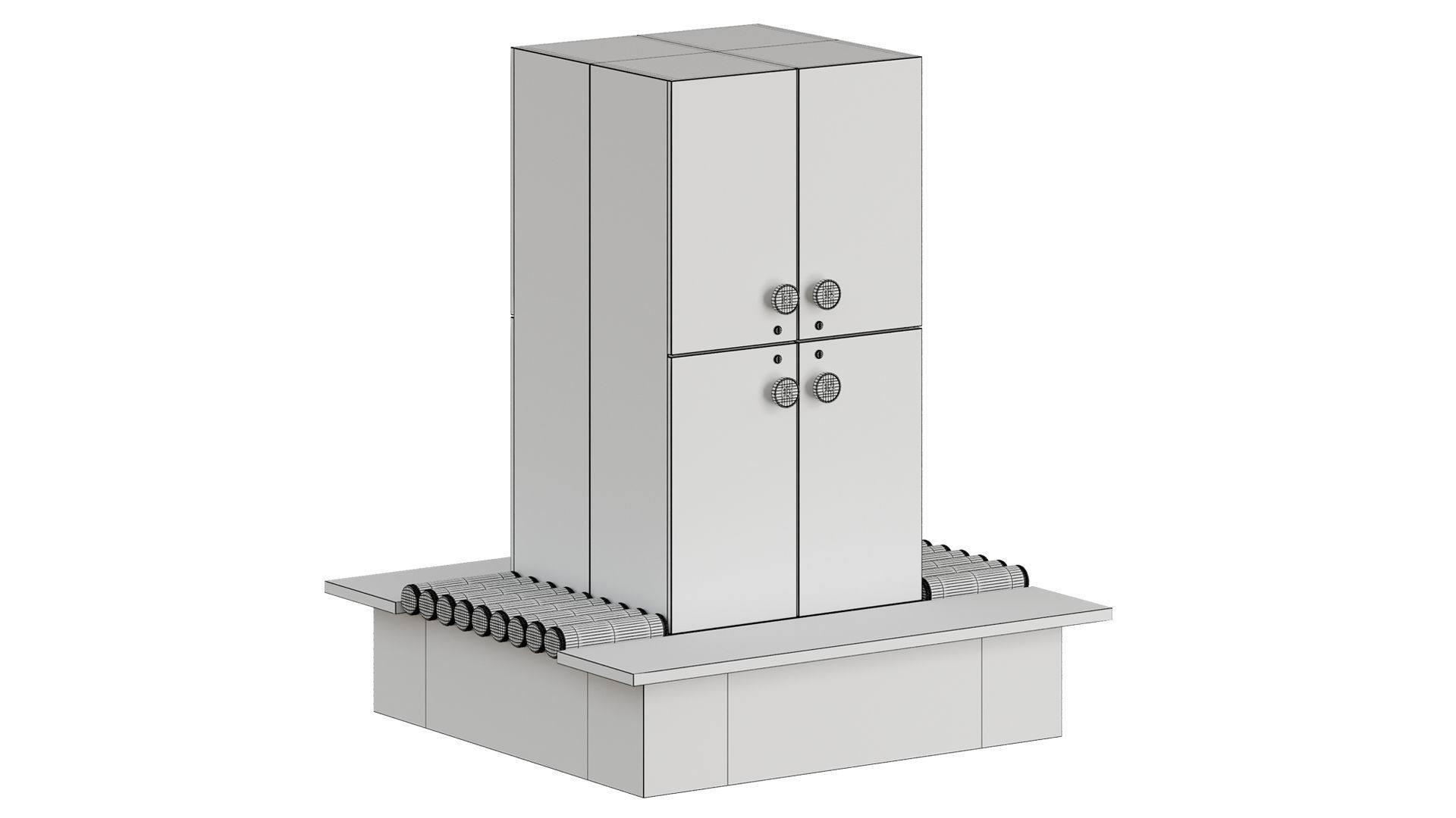 Lockers01 3D model_1