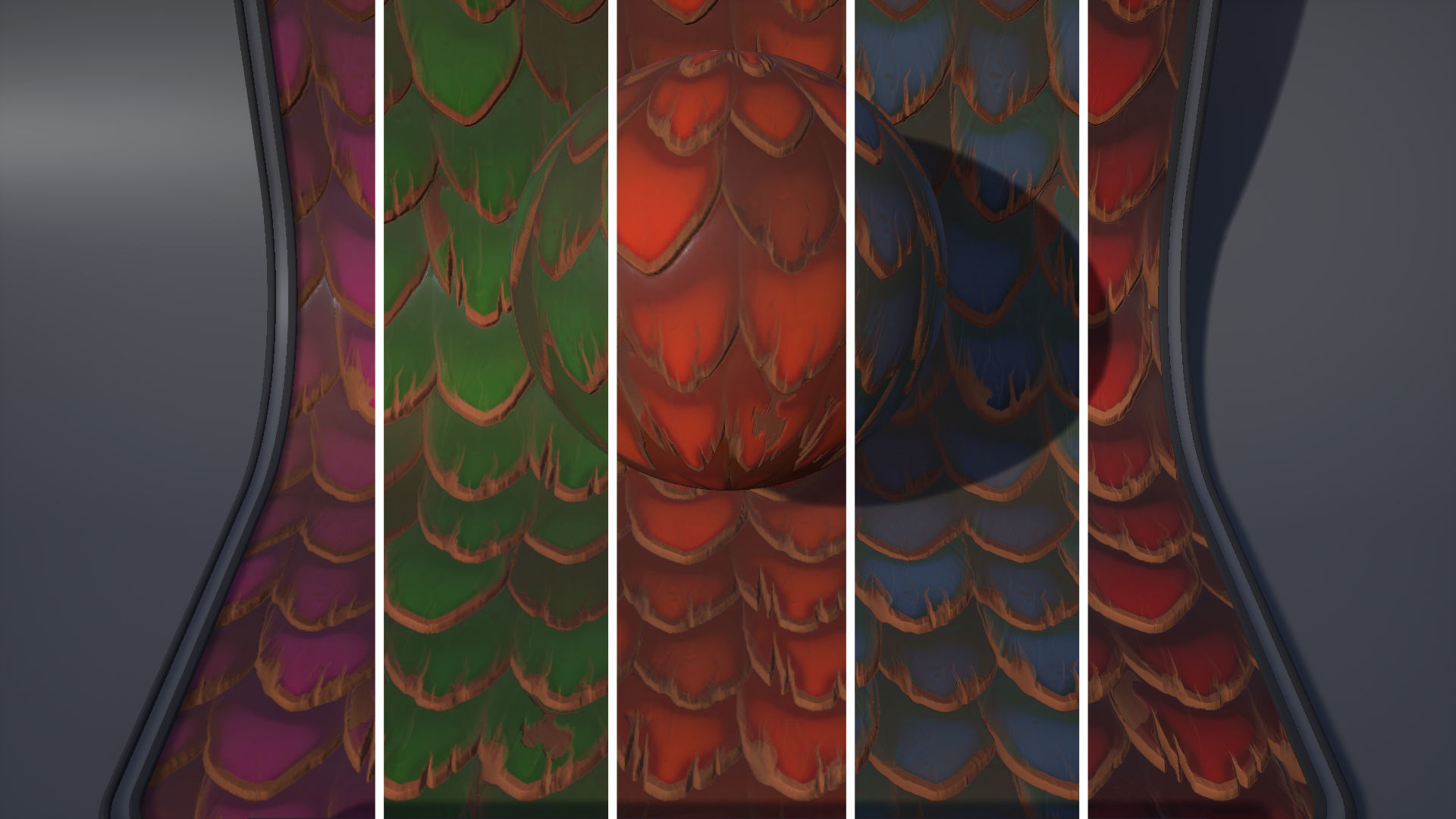 Stylized Wooden Roof Pack Low-poly 3D model_4