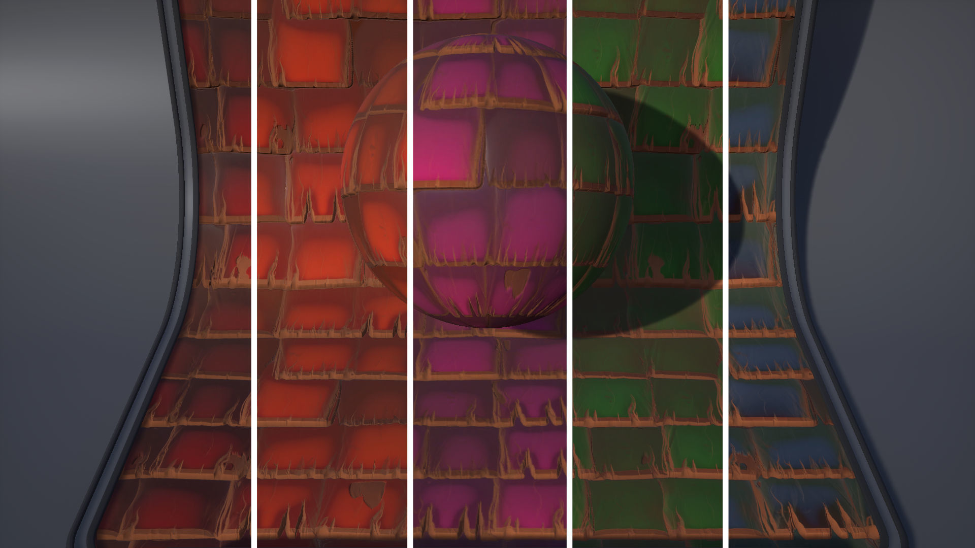 Stylized Wooden Roof Pack Low-poly 3D model_2