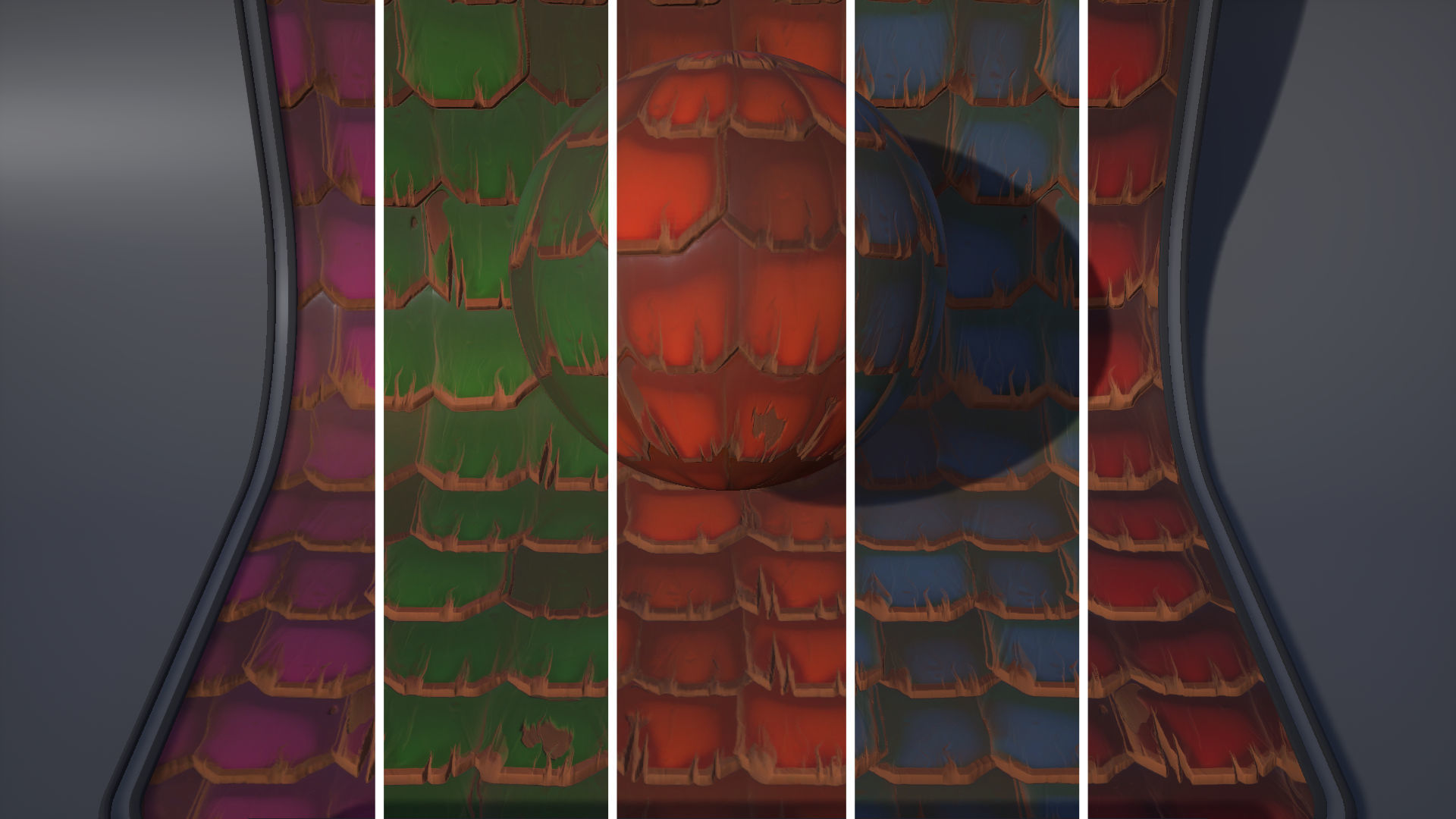 Stylized Wooden Roof Pack Low-poly 3D model_5