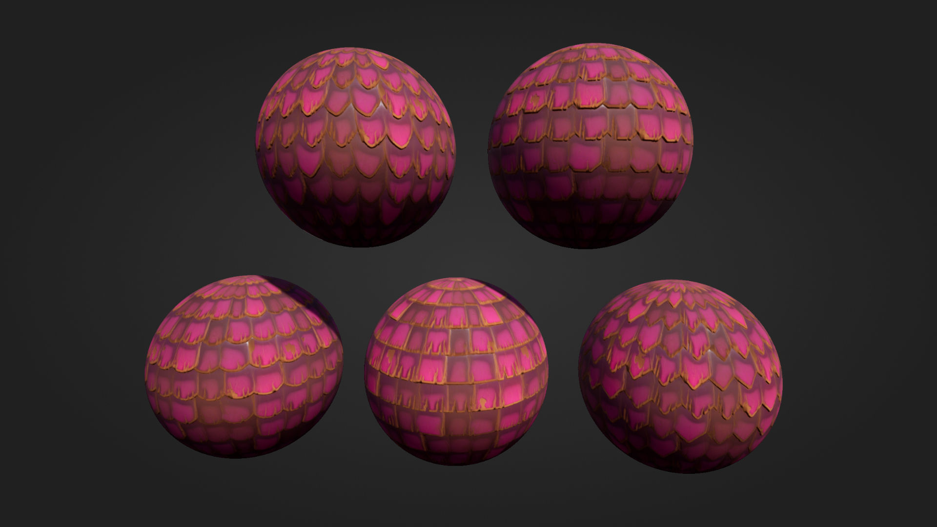 Stylized Wooden Roof Pack Low-poly 3D model_9