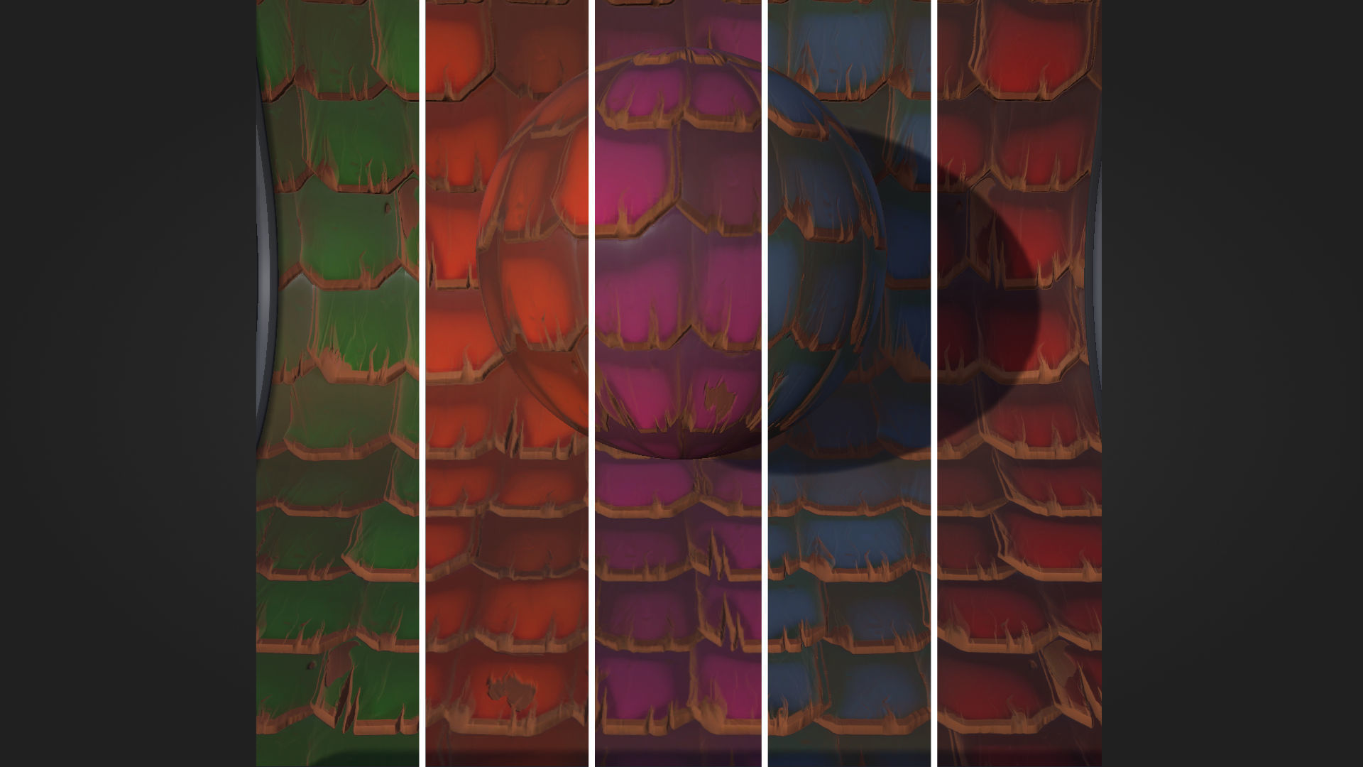 Stylized Wooden Roof Pack Low-poly 3D model_12