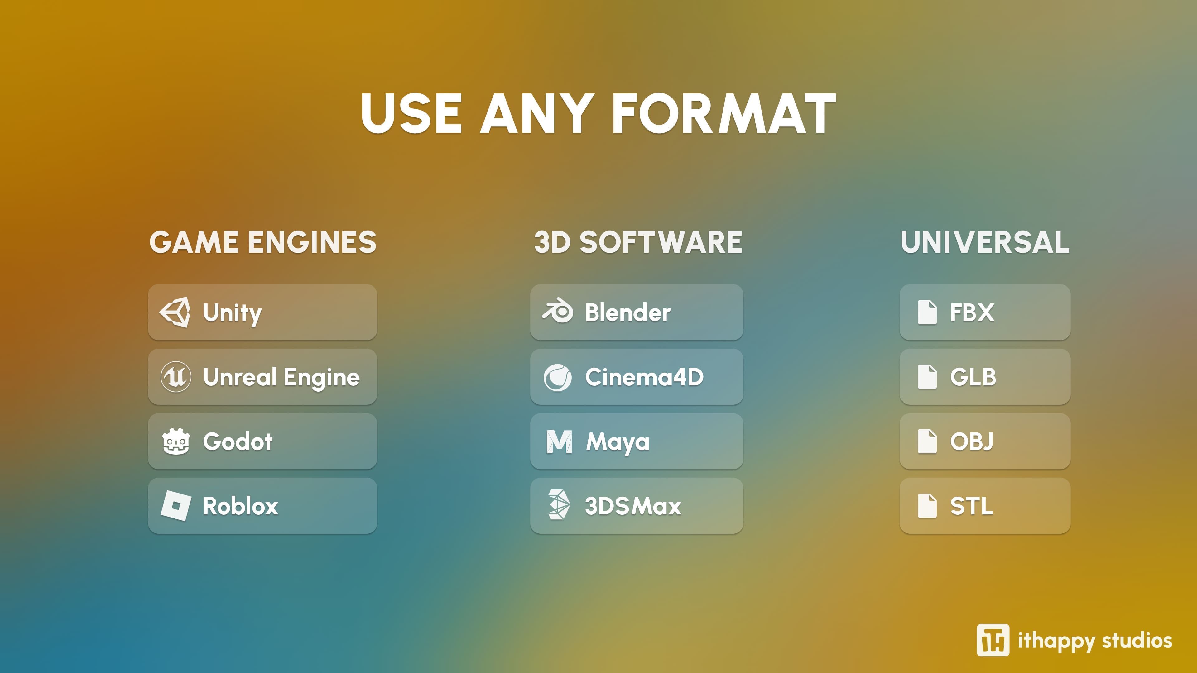 Platformer 4 Candy Low-poly 3D model_3