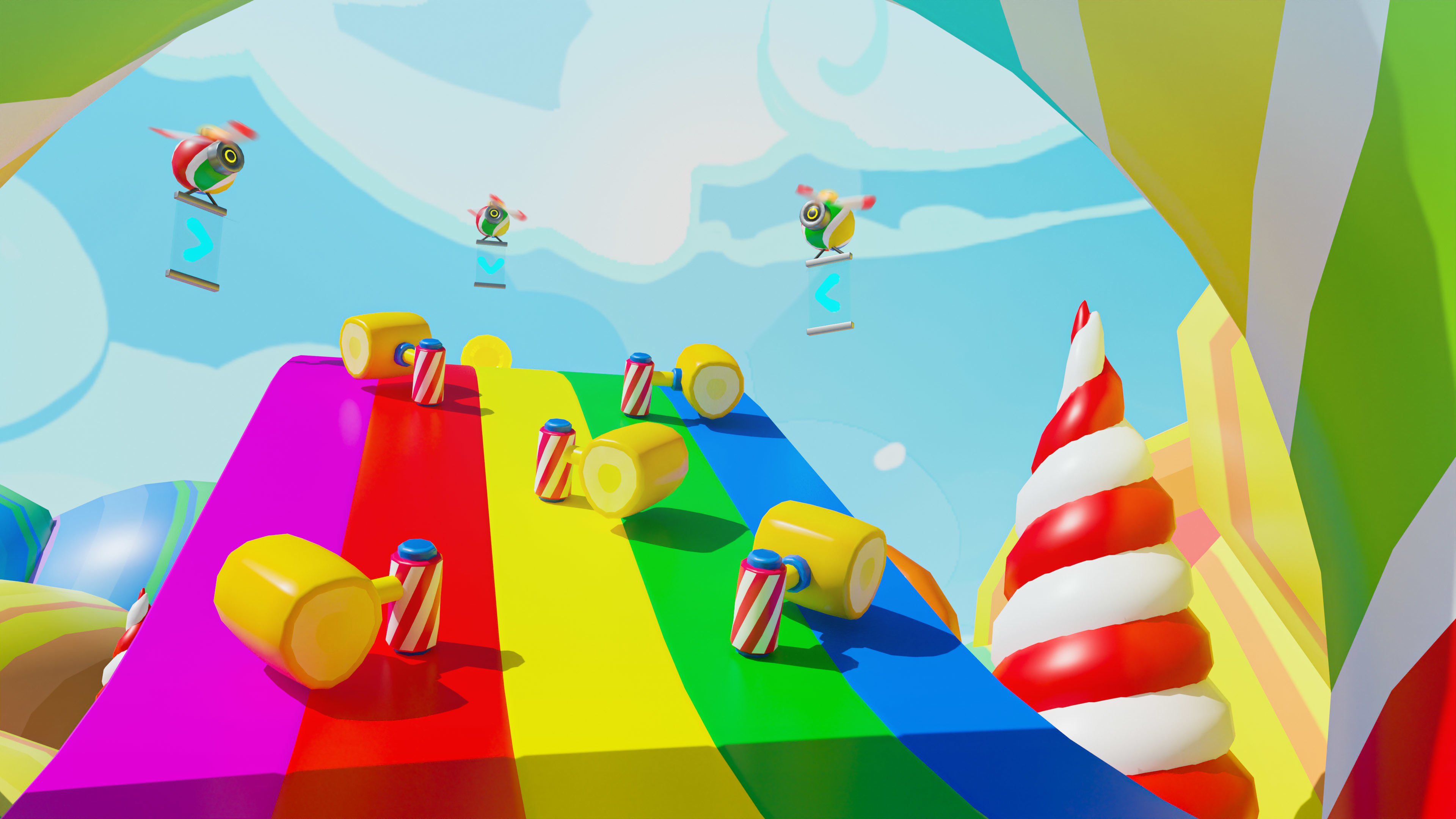 Platformer 4 Candy Low-poly 3D model_42