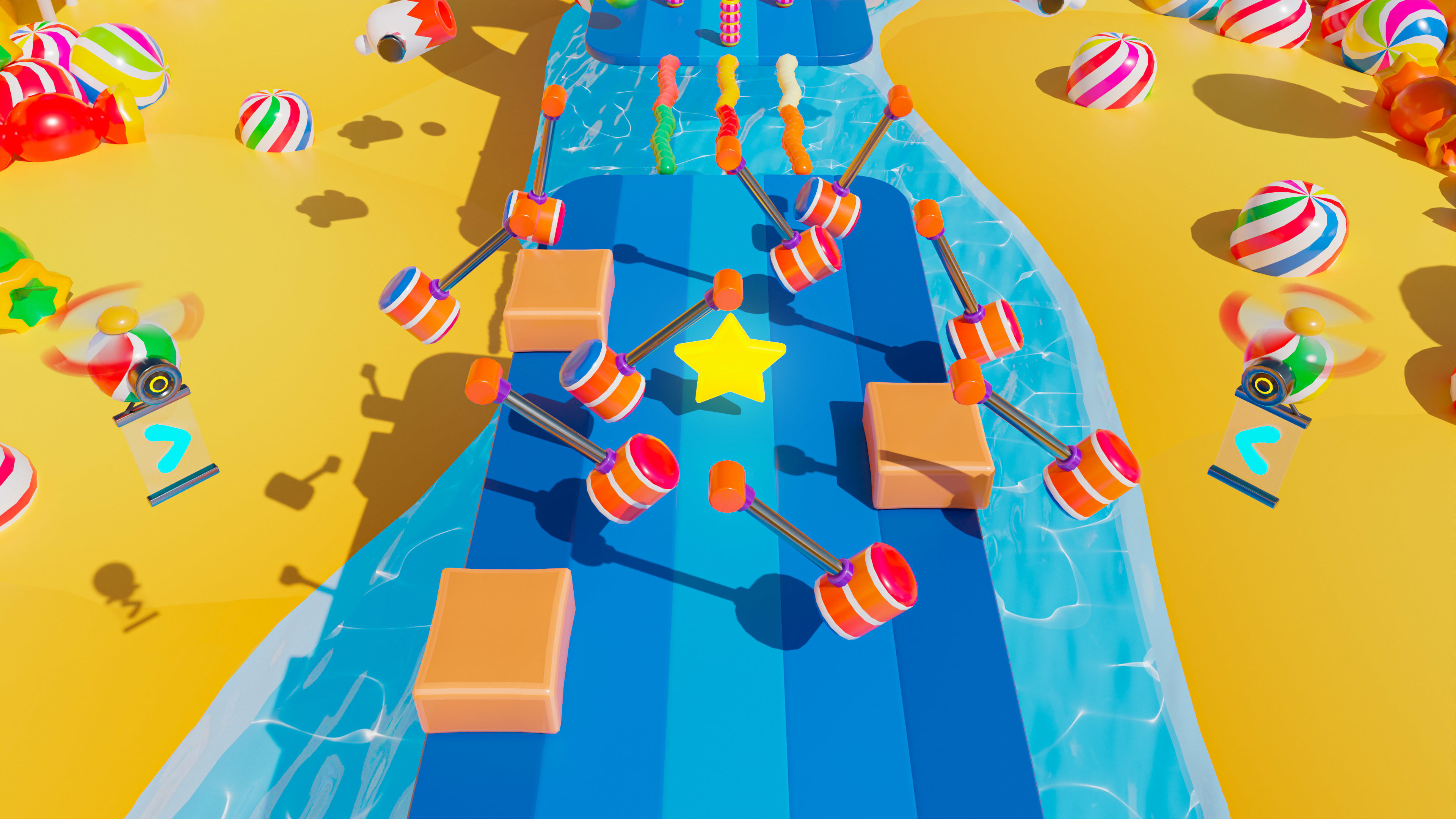 Platformer 4 Candy Low-poly 3D model_54