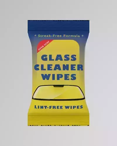 Glass Cleaner Wipes