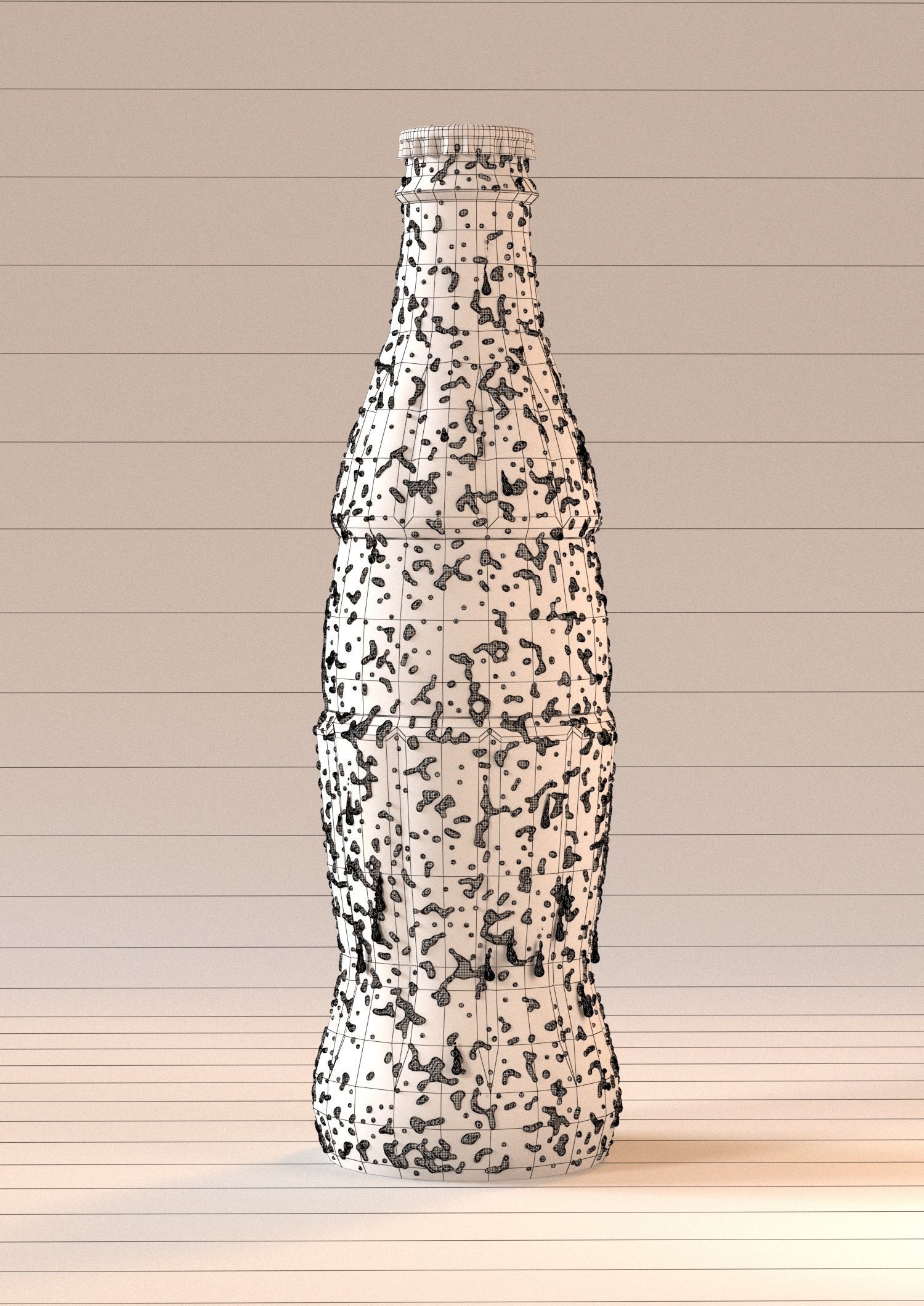 Coca-Cola bottle 250ml 3D model 3D model_4