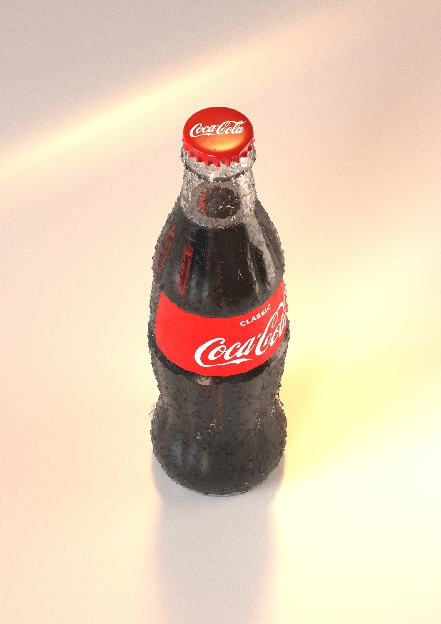 Coca-Cola bottle 250ml 3D model 3D model_2
