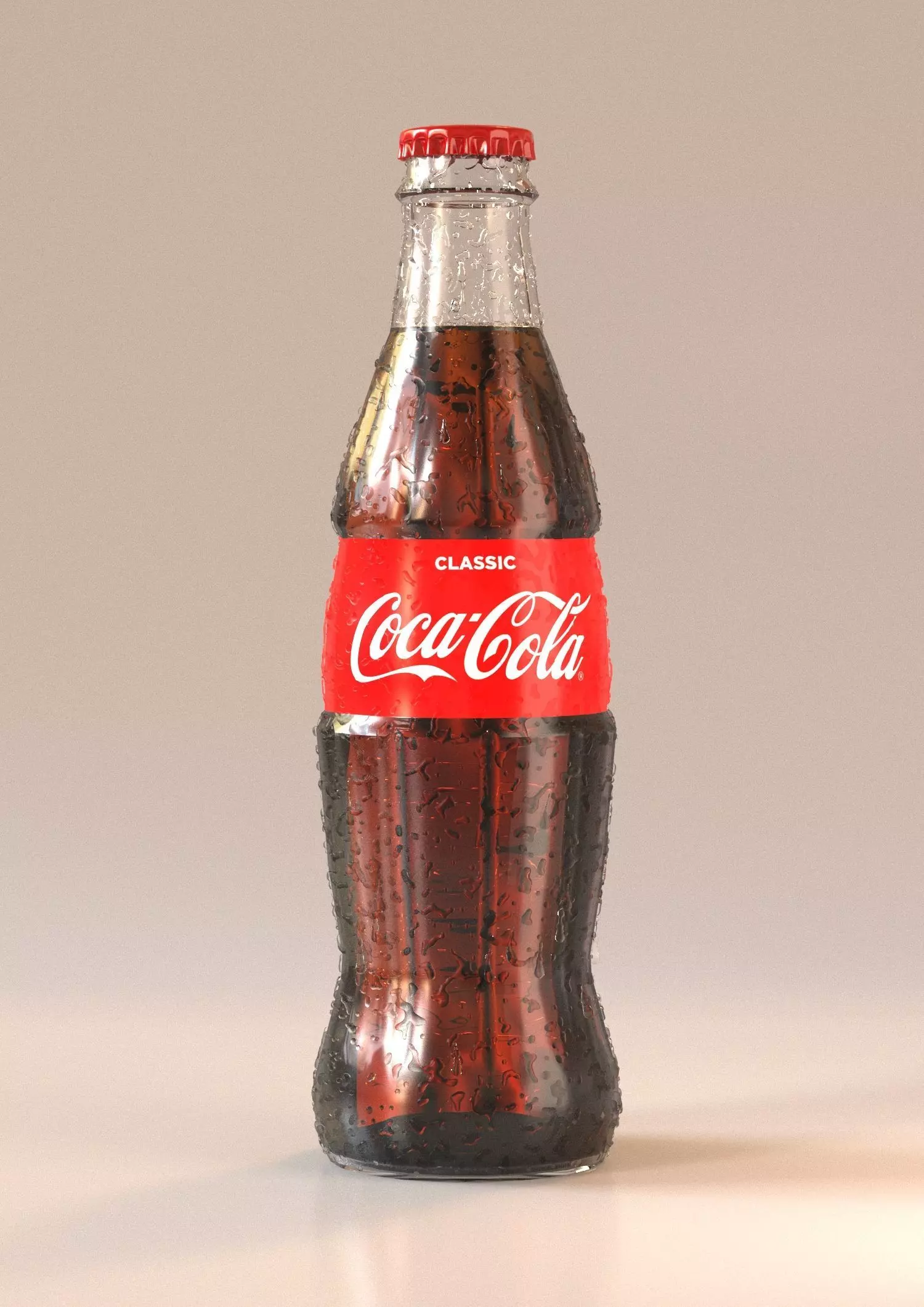 Coca-Cola bottle 250ml 3D model 3D model_0