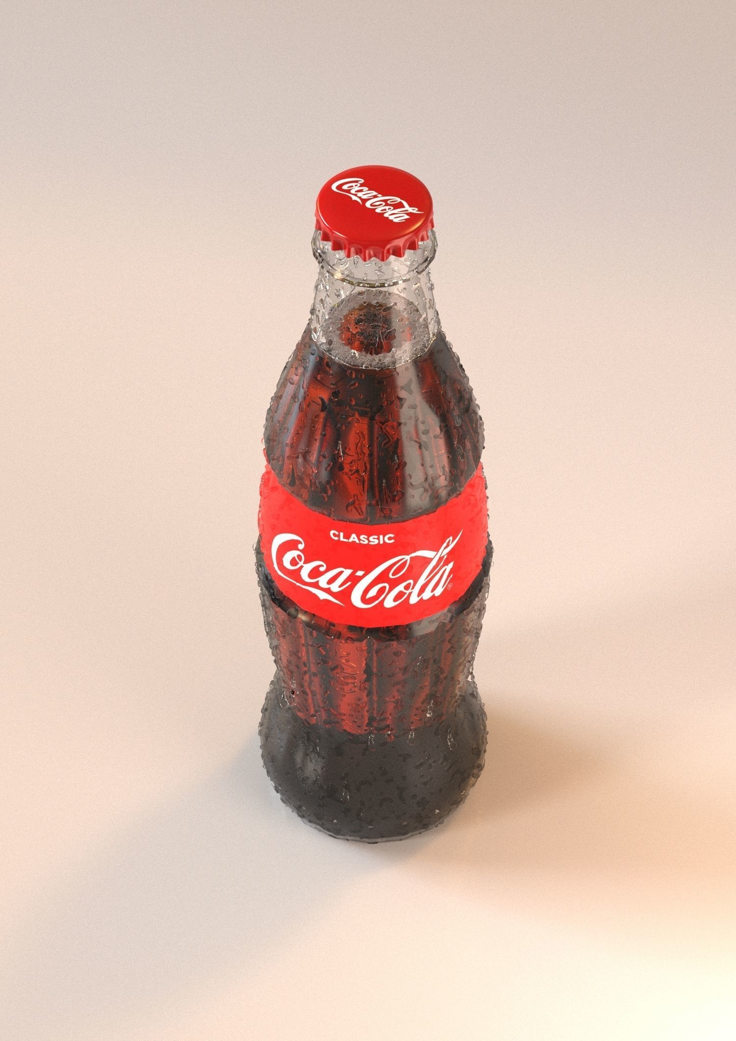 Coca-Cola bottle 250ml 3D model 3D model_1