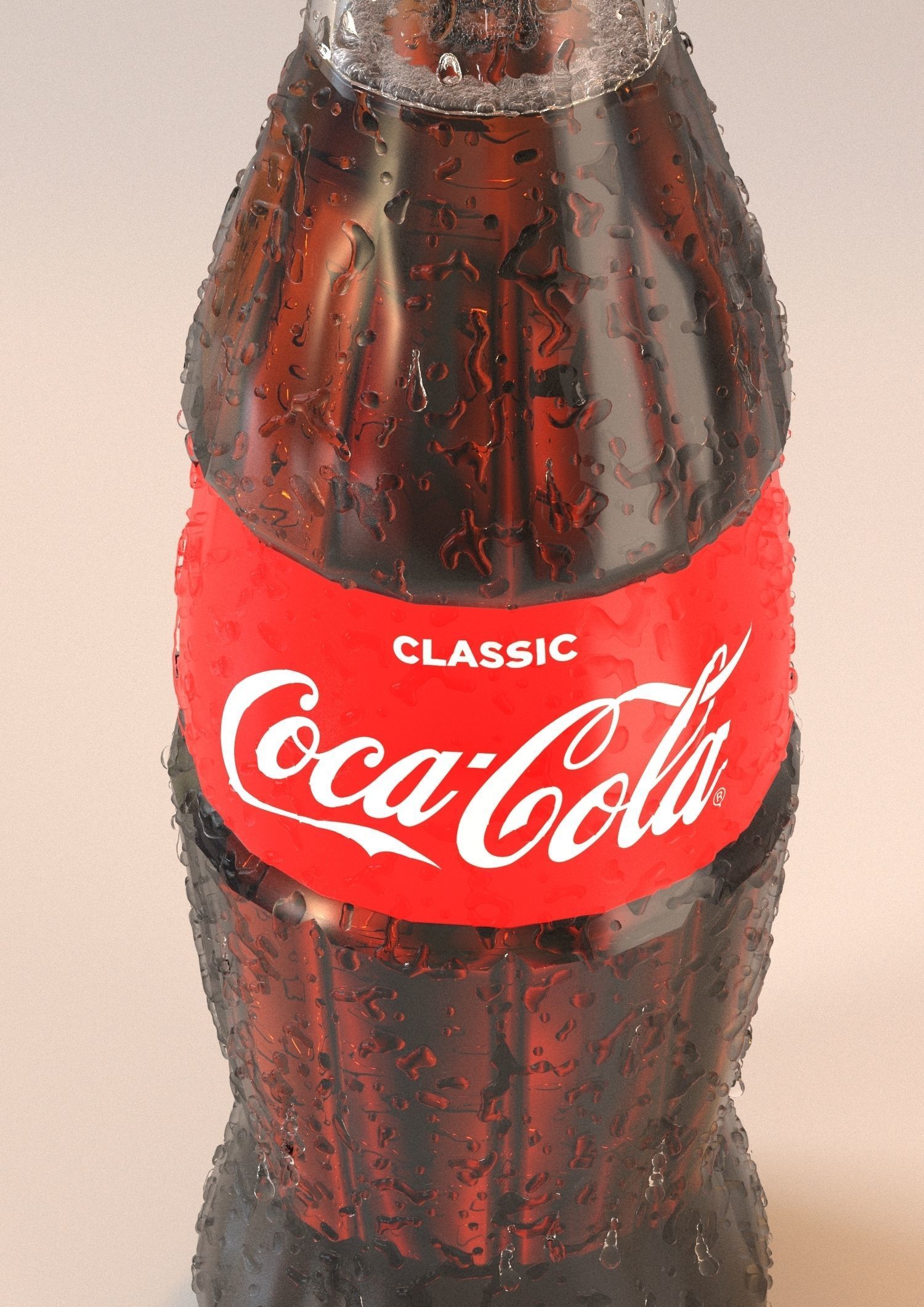 Coca-Cola bottle 250ml 3D model 3D model_3