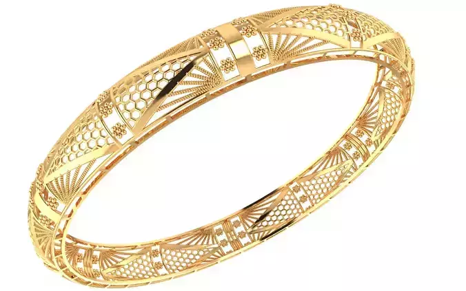 68 Sunlace Circle Bangle 9gm 3D print model