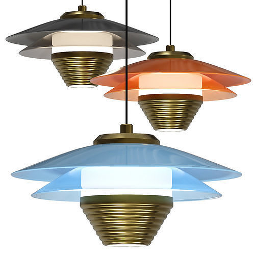 Lippa pendant lamp 3D model