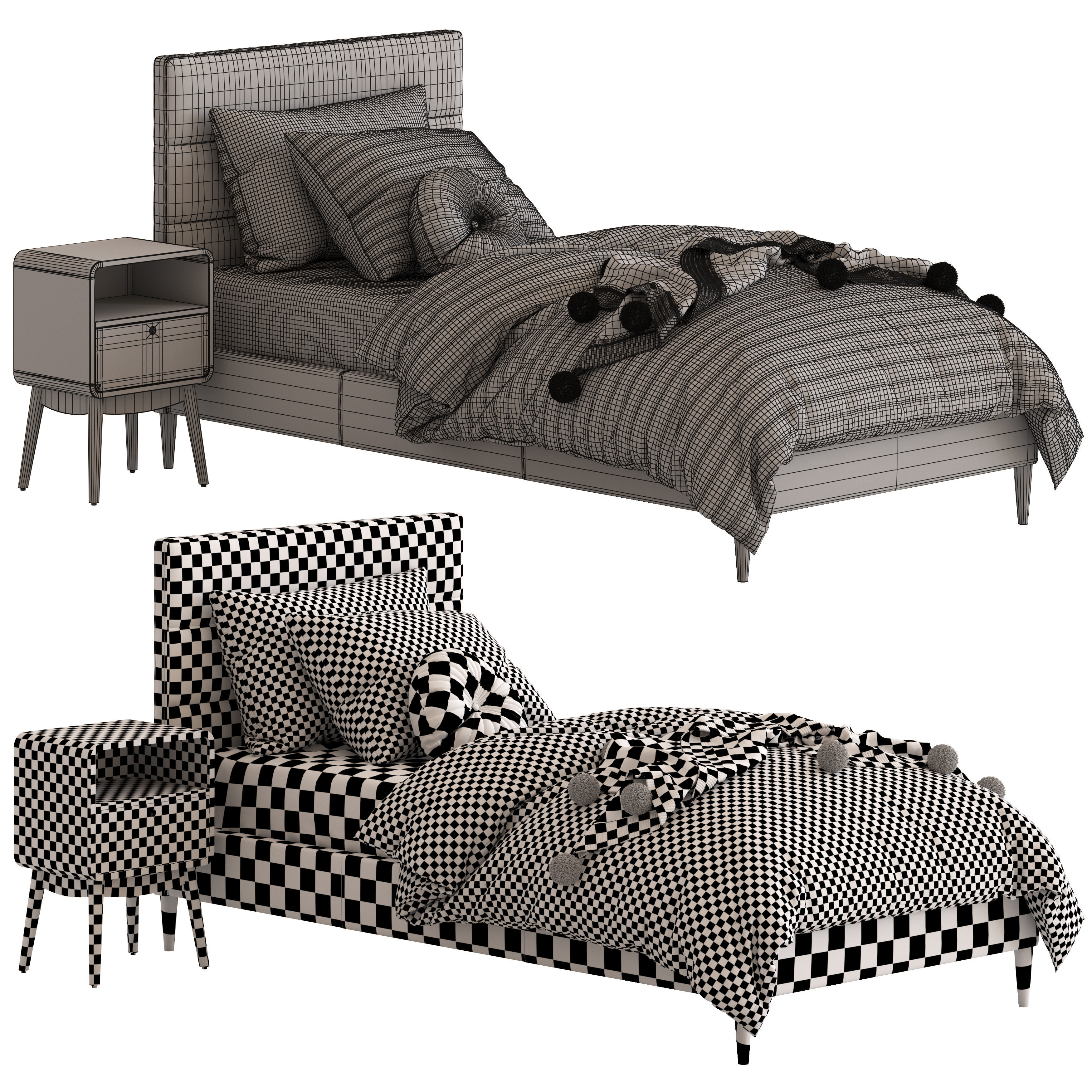 Adairs Kids Darcy Furniture Collection  3D model_11