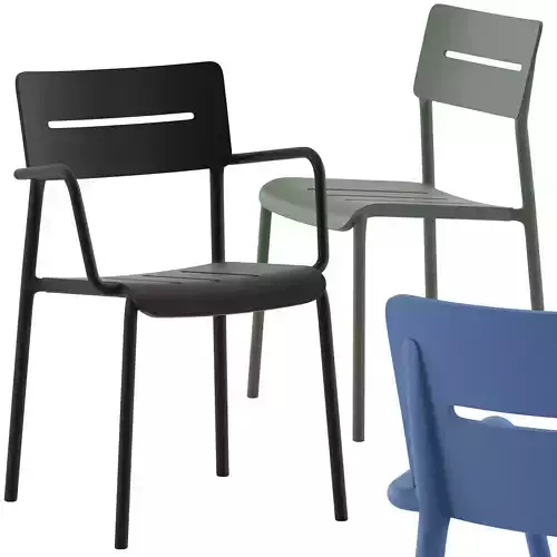Alfresco Outo Chair and Armchair 3D model