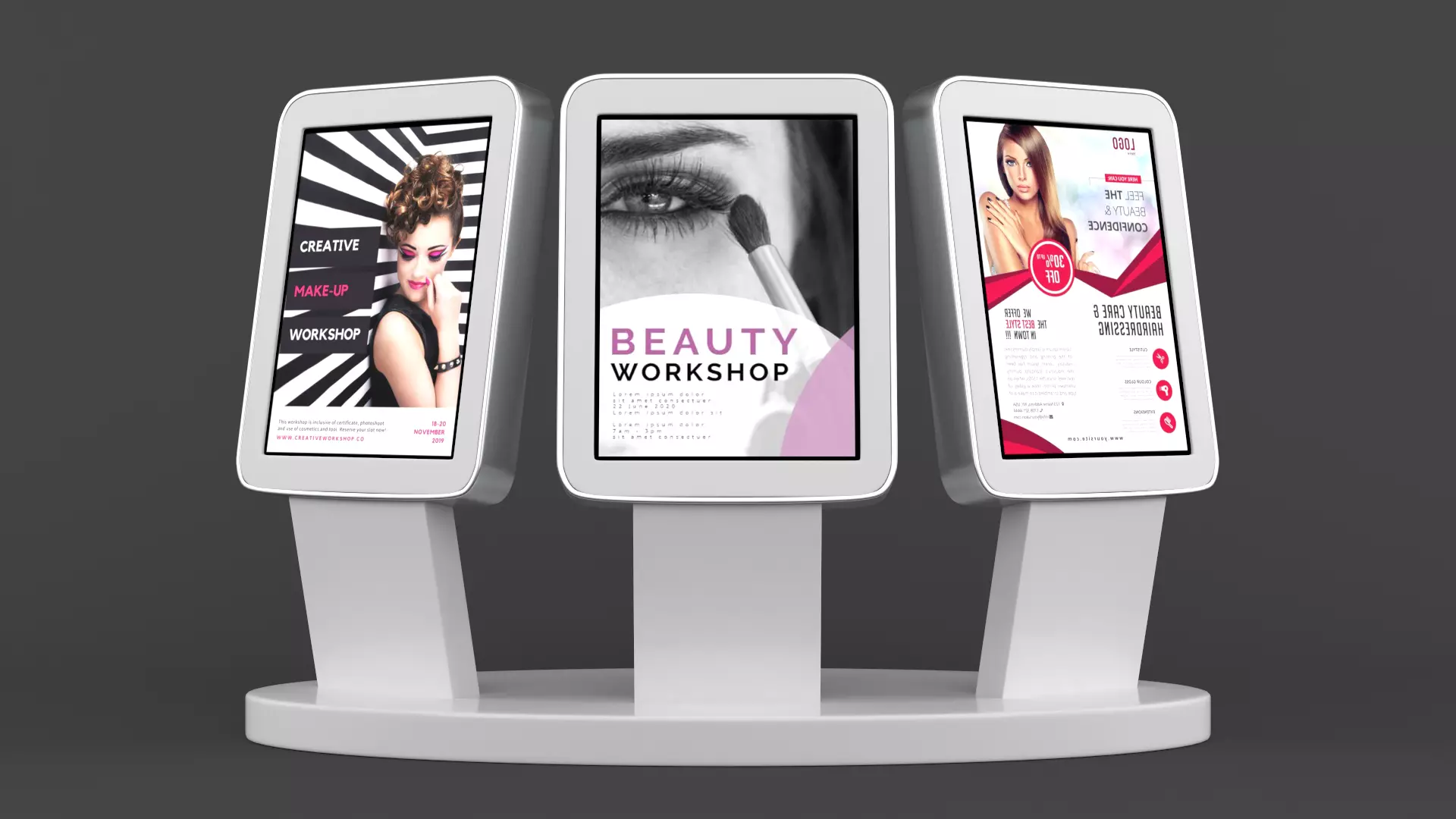 Electronic Kiosk 3D model_0