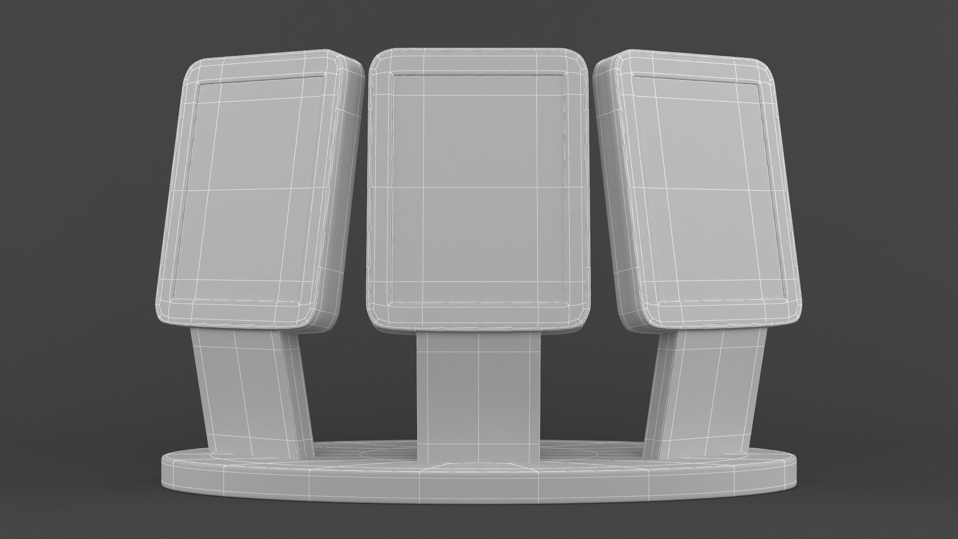 Electronic Kiosk 3D model_5