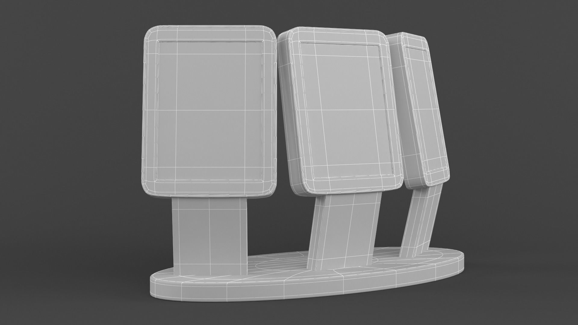 Electronic Kiosk 3D model_9