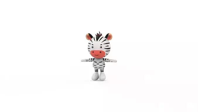 Character016 Zebra Animal