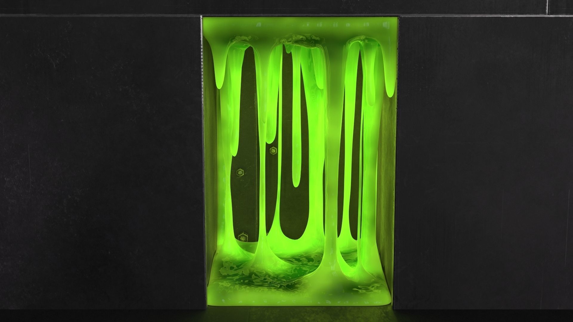 Green Slime v7 Low-poly 3D model_2