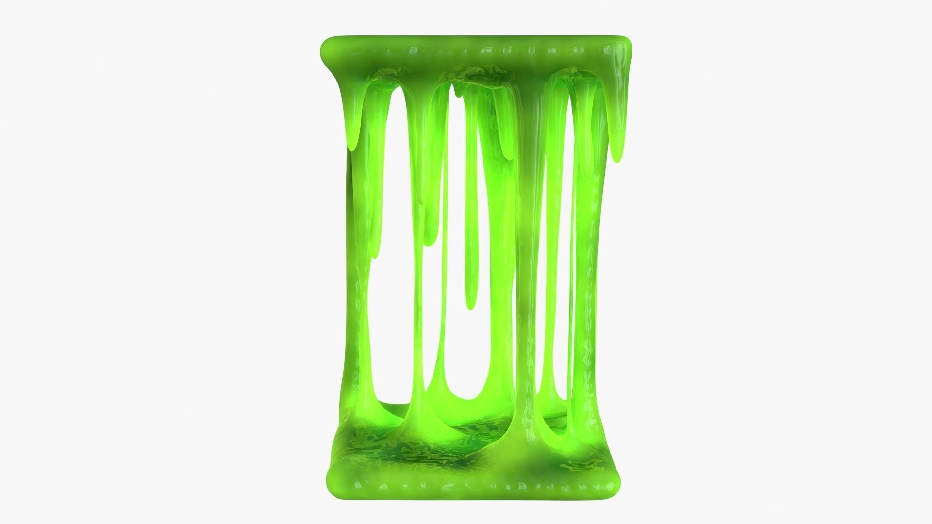 Green Slime v7 Low-poly 3D model_13