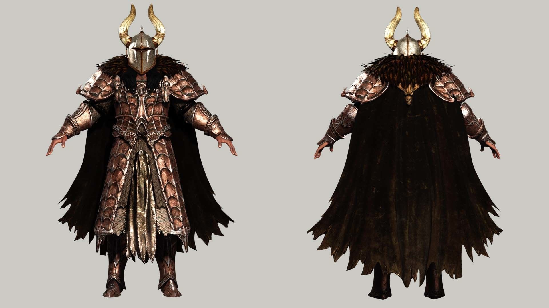 Marcus - Guardian of Thrones Game-Ready Character Low-poly 3D model_2