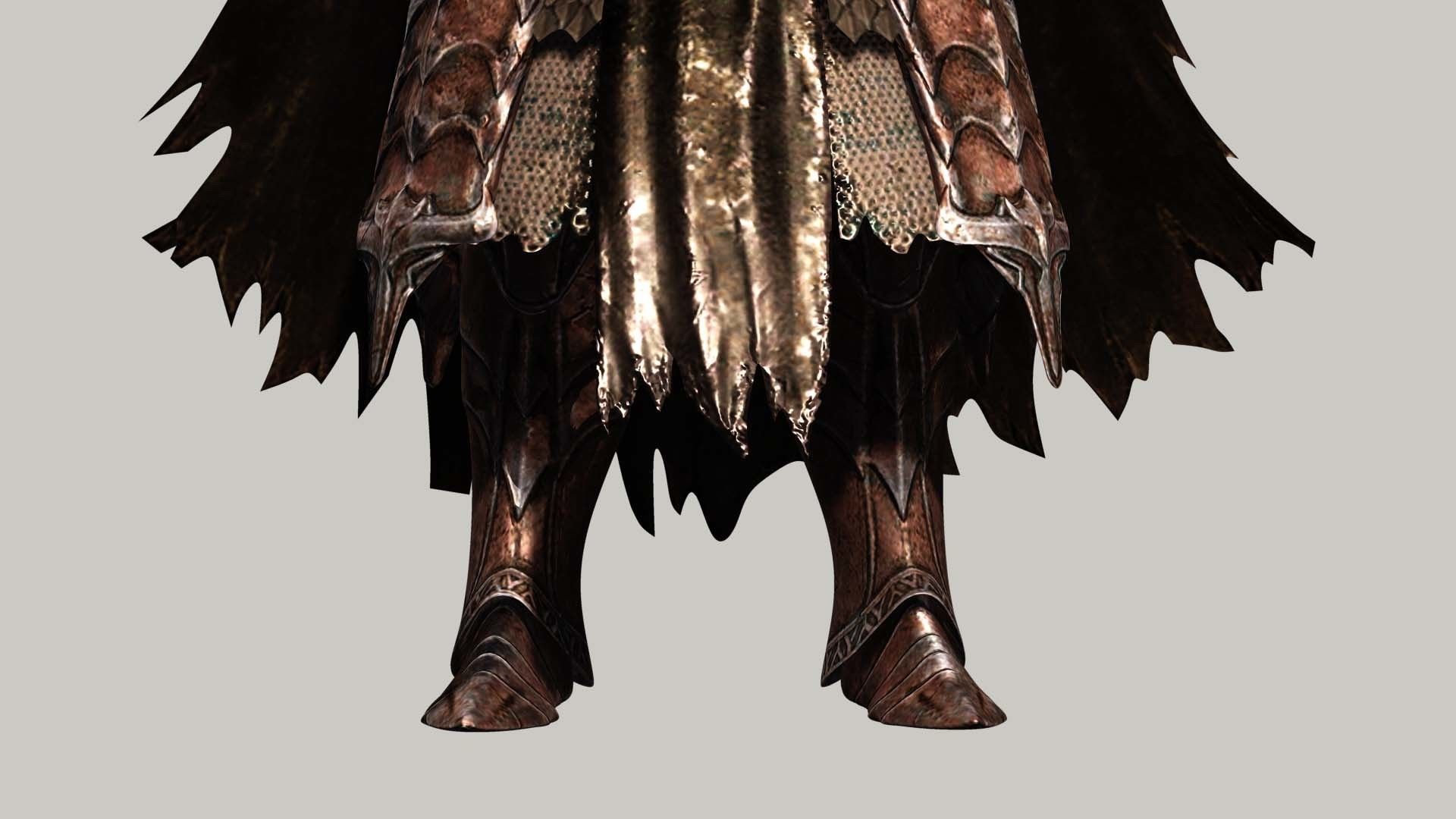 Marcus - Guardian of Thrones Game-Ready Character Low-poly 3D model_5